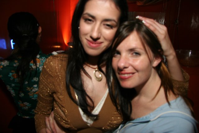 Two Friends Celebrate New Year's Eve 2005 Together