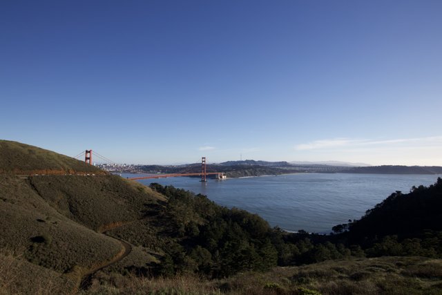 Golden Gate Bridge from Marin Headlands Hilltop, 2024