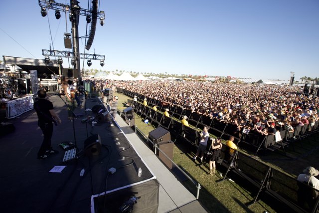 Massive Crowd Enjoys Outdoor Concert