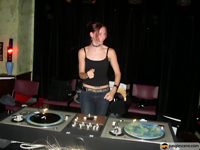 The Woman Behind the Turntables