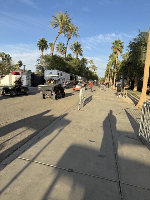 Bustling Path at Empire Polo Club