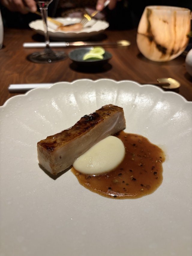 Fine Dining Pork Belly with Peppercorn Sauce