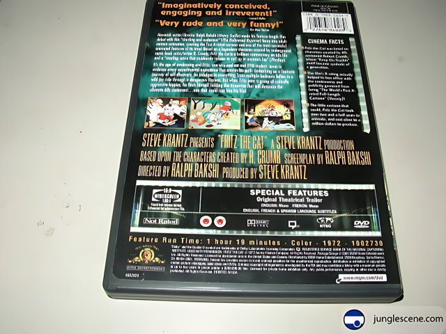 Vintage Movie Advertisement on DVD Case