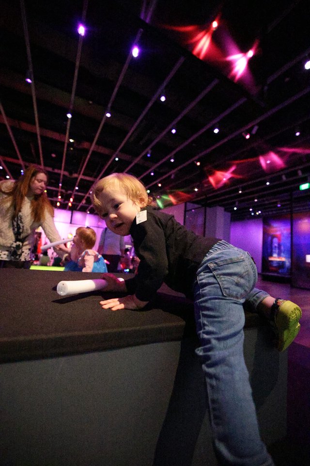 Toddler Having Fun at Baby Rave Event