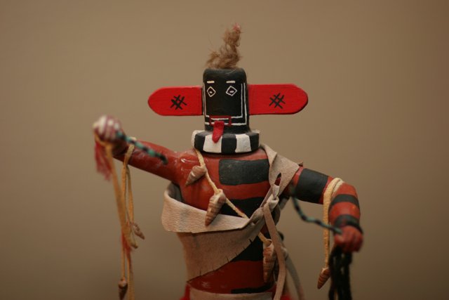 Native American Figurine in Traditional Costume