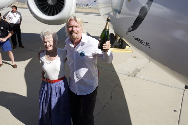 Flying with Richard Branson