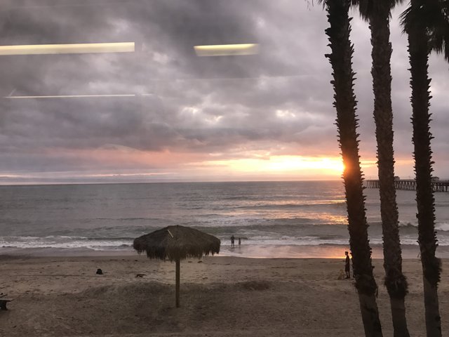 Tranquil Sunset at T-Street Beach