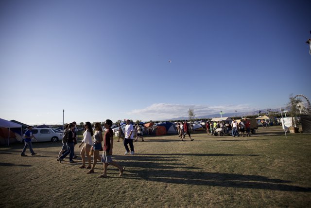 Camping and Kites at Coachella