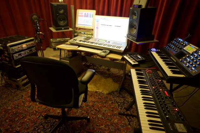 The Black Chair in the Music Lair