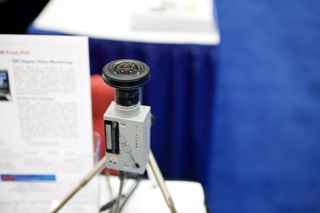 Security Camera Set Up at 2008 Homeland Security Con