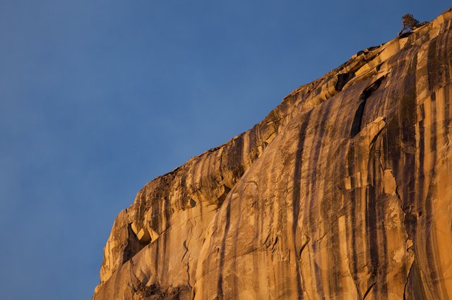 Golden Hour on El Capitan's Vertical Face