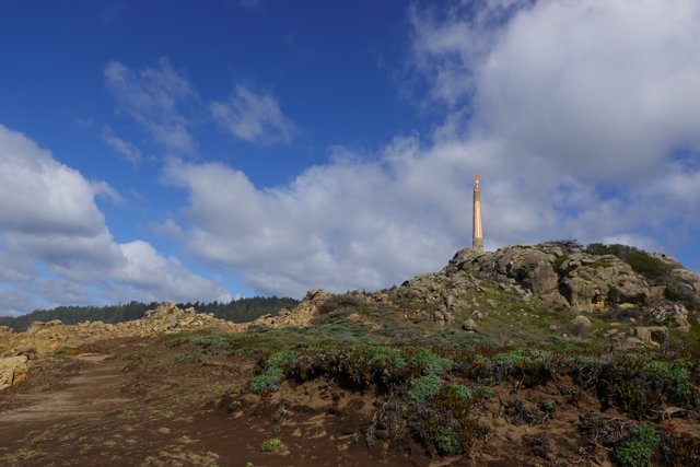 Towering Landmark on a Hilltop