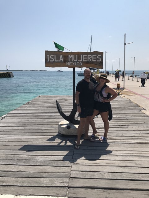 Exploring Isla Mujer's Waterfront