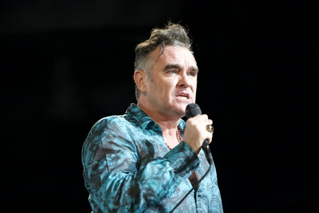 Morrissey with his Mic