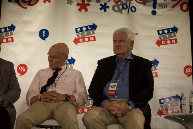 Three Men on a Politicon Stage