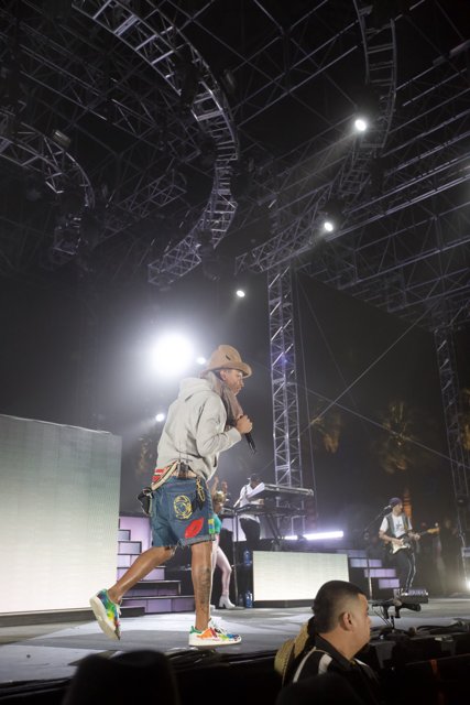 Pharrell Williams Rocks the EDC Festival in Indio