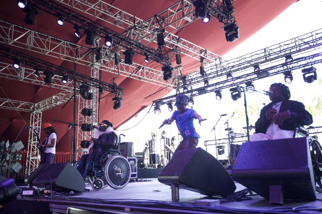 Group Performance at Coachella Music Festival