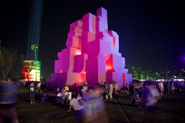 Vibrant Nights: Art Under the Spotlight at Coachella 2024