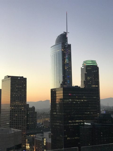 The Setting Sun of LA's Metropolis