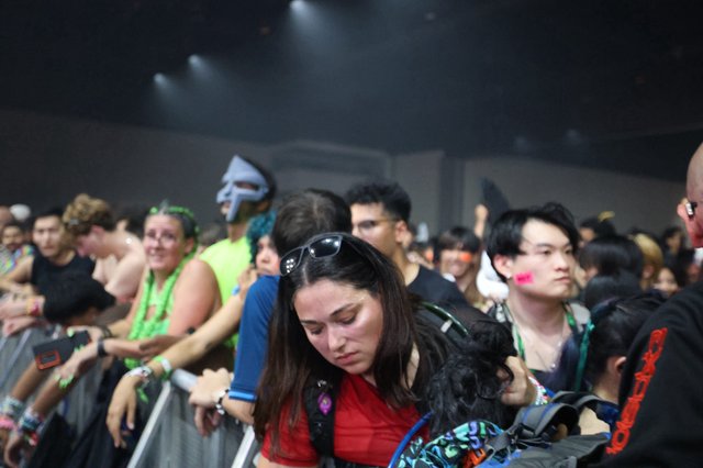 Exhausted Festival Goer at Wobbleland 2026 Rave