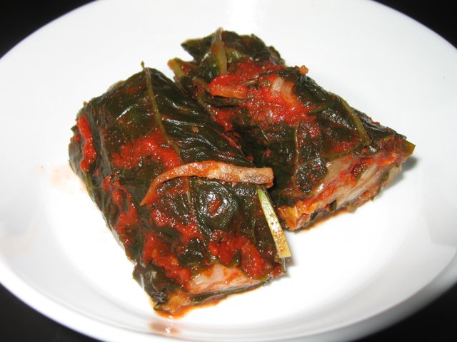 Stuffed Cabbage Leaves Delight