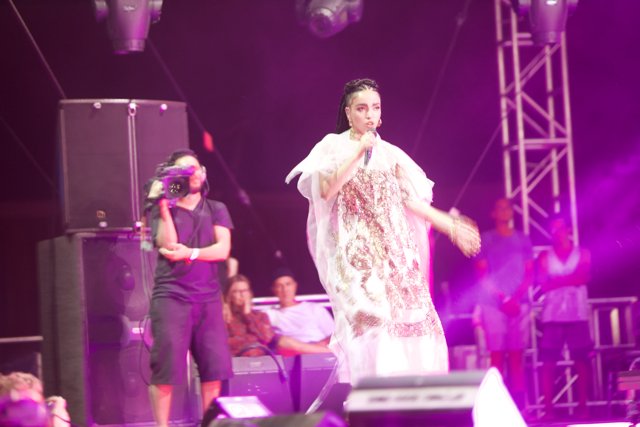 FKA Twigs Shines in Indian Dress on Coachella Stage
