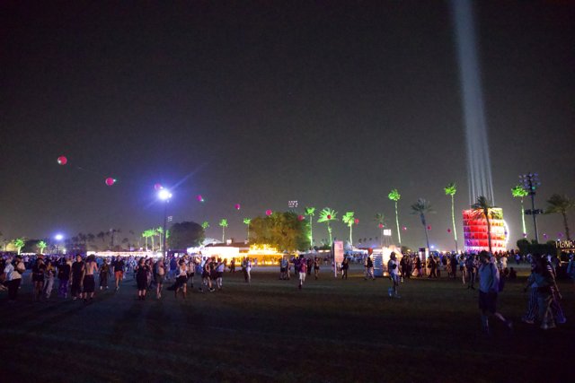 Illuminated Festivities: Coachella 2024 Under the Desert Sky
