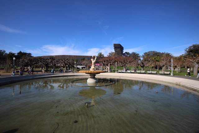 Fountain and Sculpture in Golden Gate Park