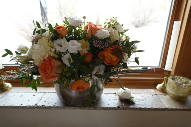 Floral Bliss on a Windowsill