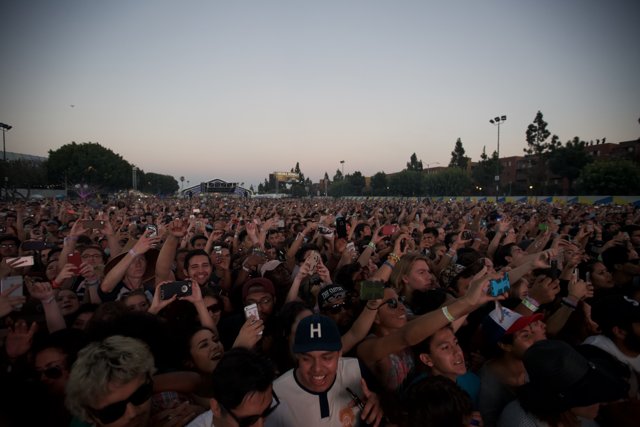 Capturing the Moment: A Crowd at a Concert