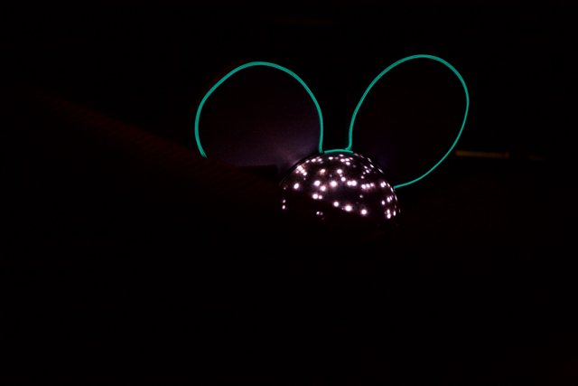 Glowing Mickey Mouse Head
