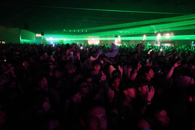 Green Laser Light Show Electrifies Wobbleland 2026 Crowd