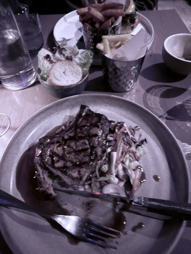 Late Night Dining in London: Steak and Sides