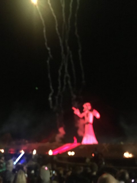 Fireworks Extravaganza Alongside a Boisterous Crowd