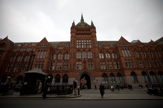Victorian Gothic Architecture Under Gray Manchester Skies