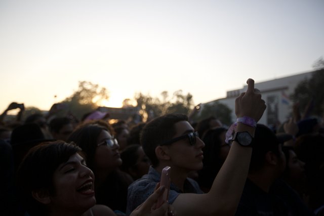 Hands Up for the Sunset Concert