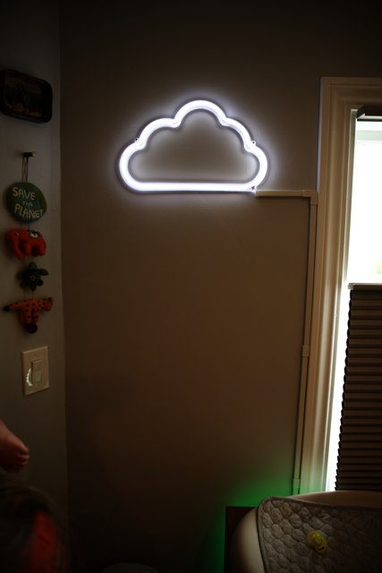 Dreamy Clouds in Wesley's Room