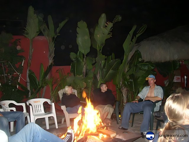 Fire Pit Gathering in Ensenada