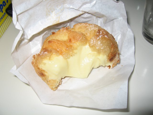 Delicious Custard Filled Pastry