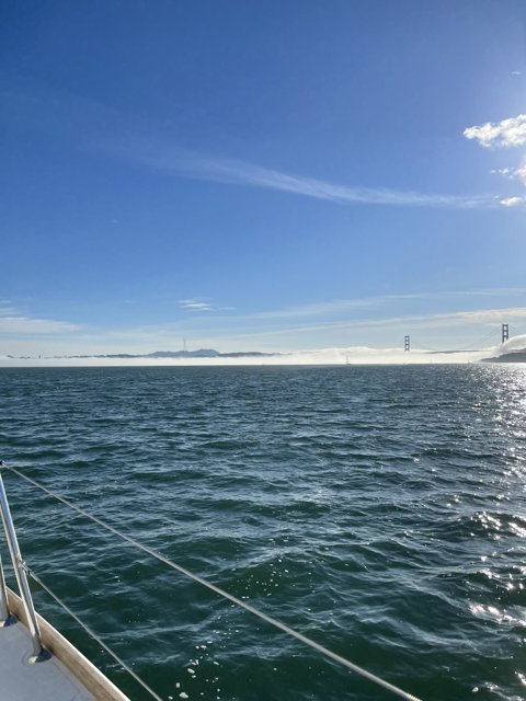 Bay View from a Boat