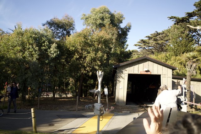 Waving Man at the SF Zoo - November 2023
