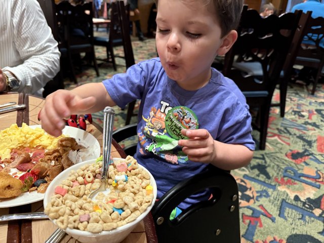 Breakfast at Disneyland