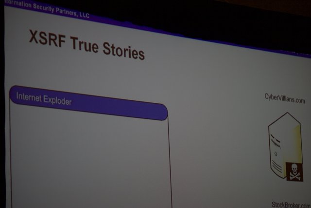 XSF True Stories Website Displayed on Screen