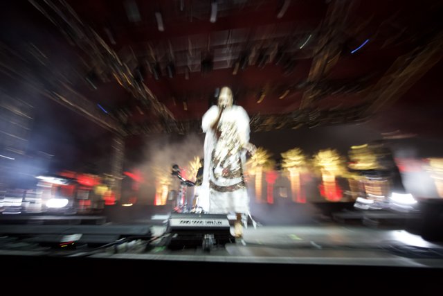 Blurred Beauty on Stage