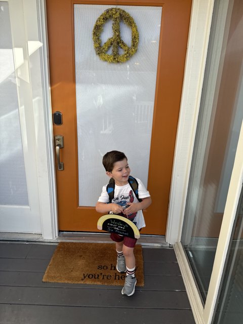 First Day of Preschool Joy