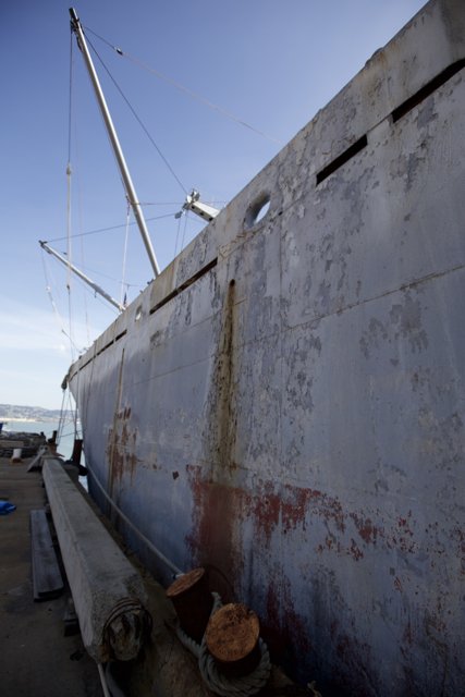 Rusty Boat at the Waterfront