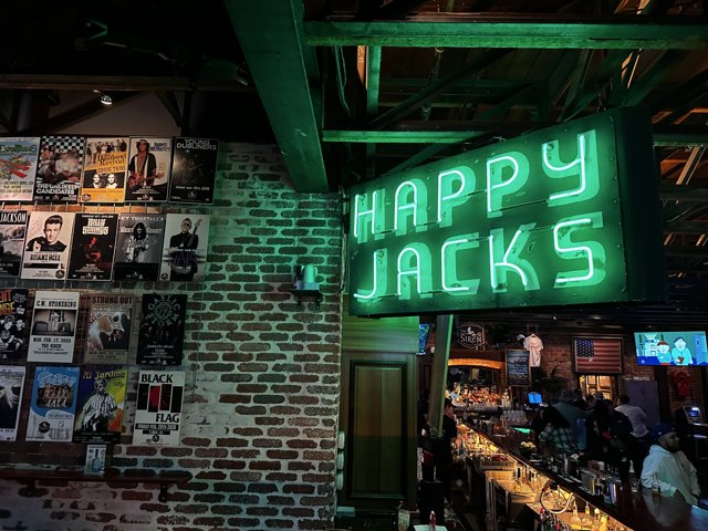 Happy Jack's Neon Sign Lights Up Morro Bay Nightlife