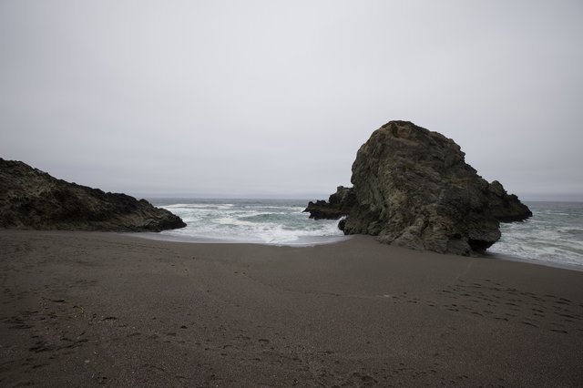 Moody Cove Beach with Dramatic Sea Stack