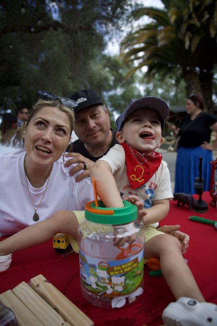 Joyful Celebrations Under the Palm Trees