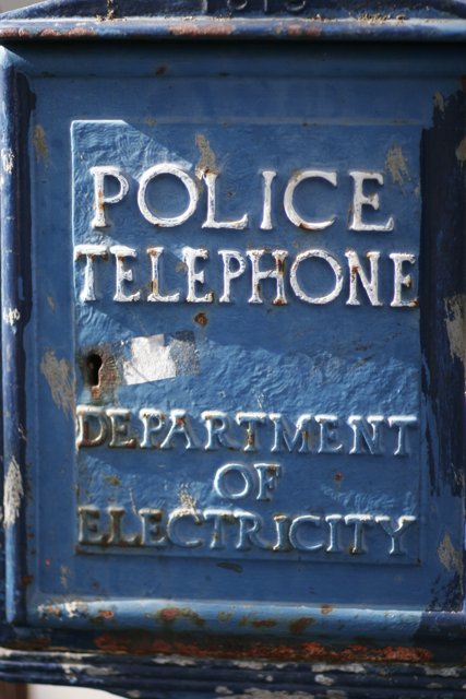Police Phone Box in San Francisco